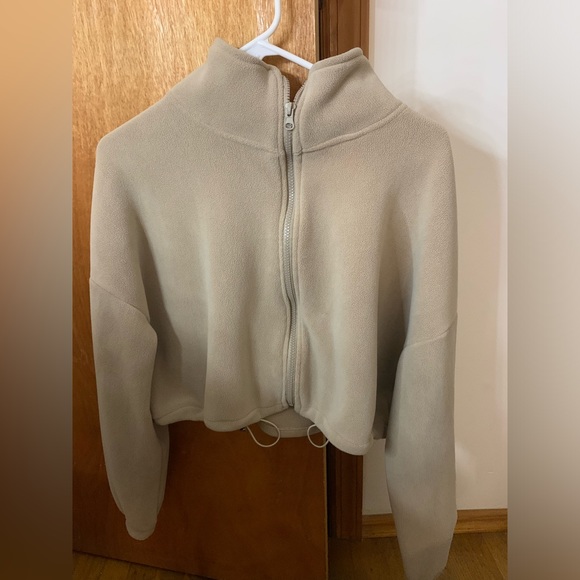 Khaki cropped jacket - Picture 5 of 5